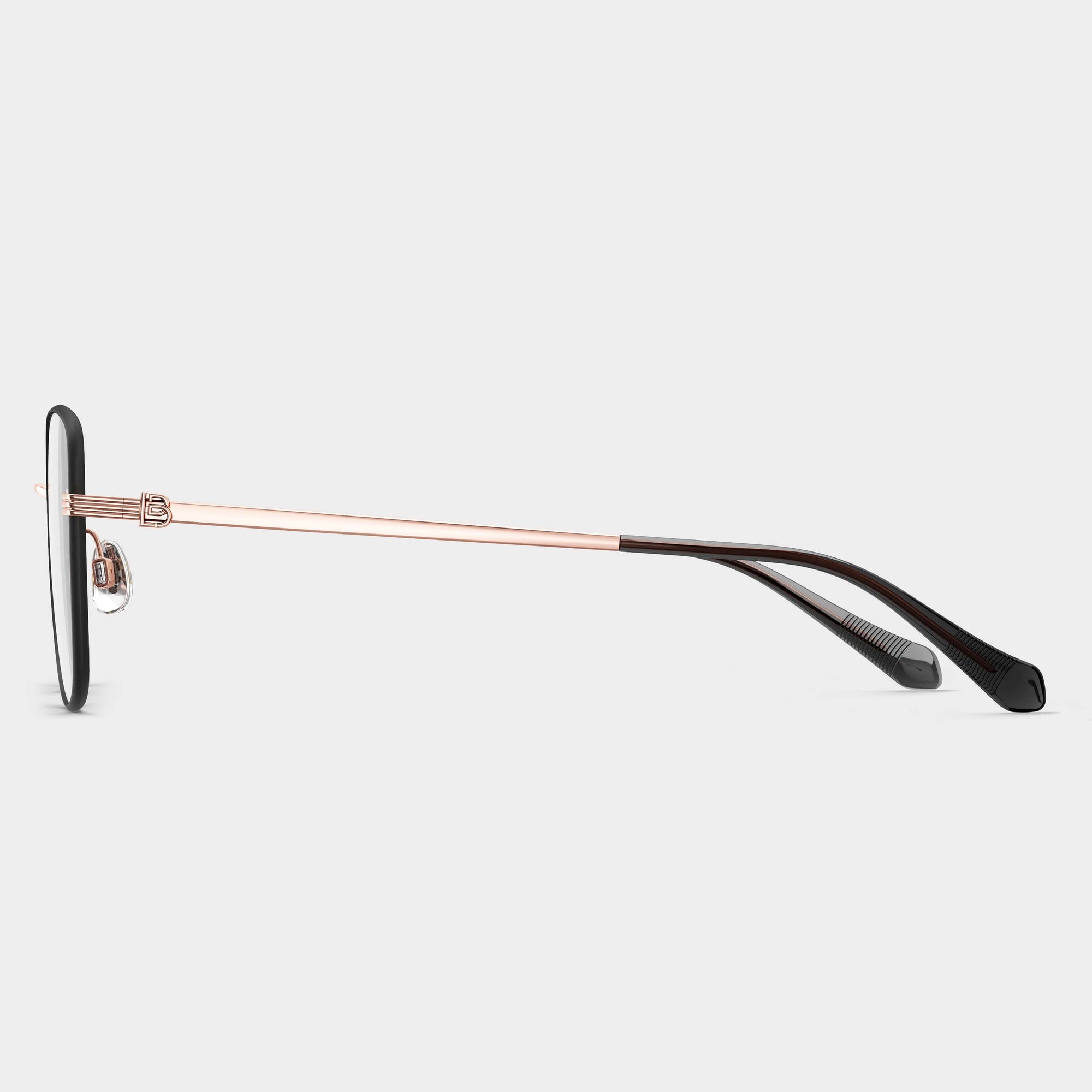 Rose Gold|Matte Black Front Rim