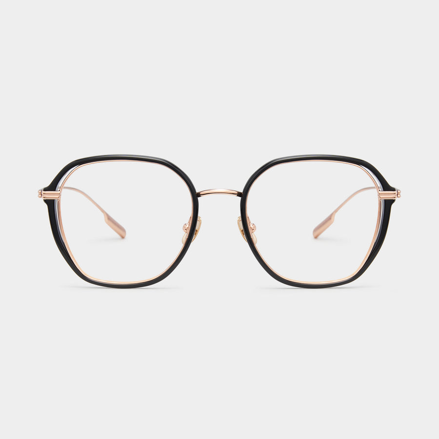 Rose gold/Gloss Black