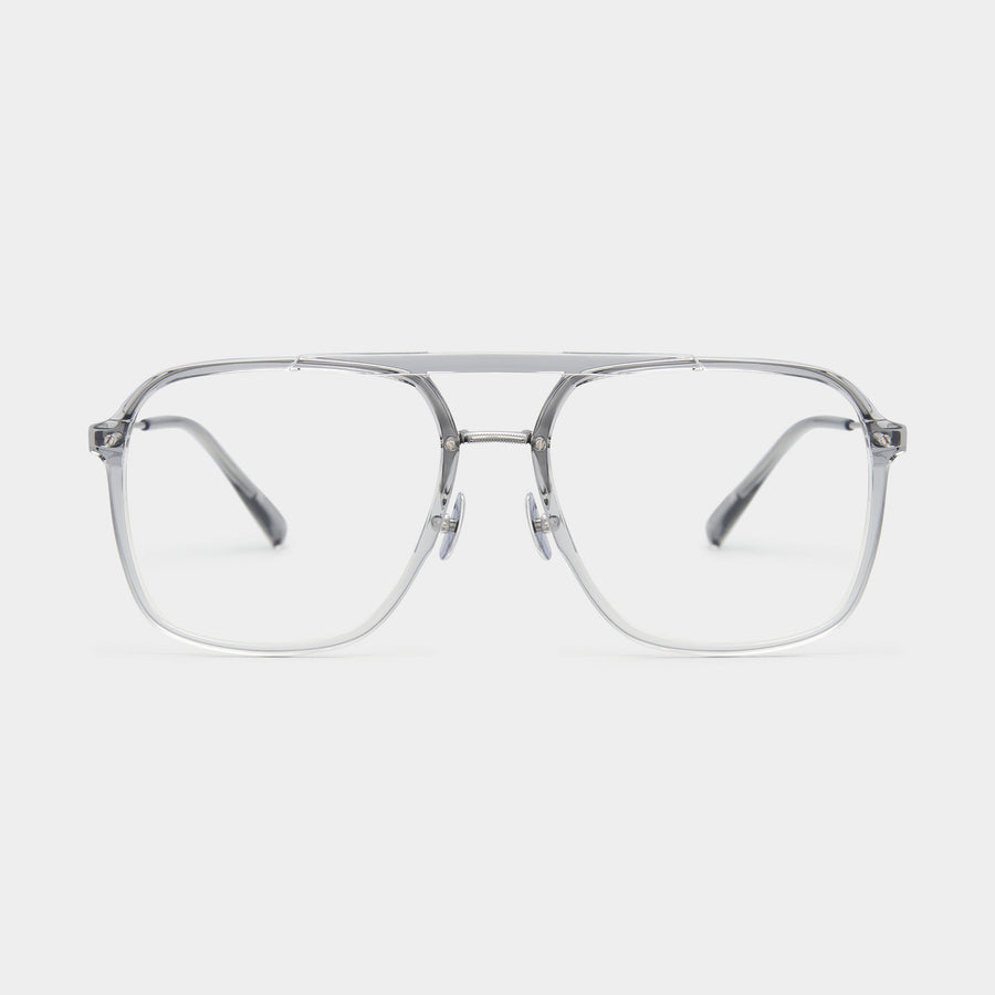 Silver/Transparent Grey